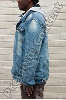 Black man in blue jeans clothe 0024